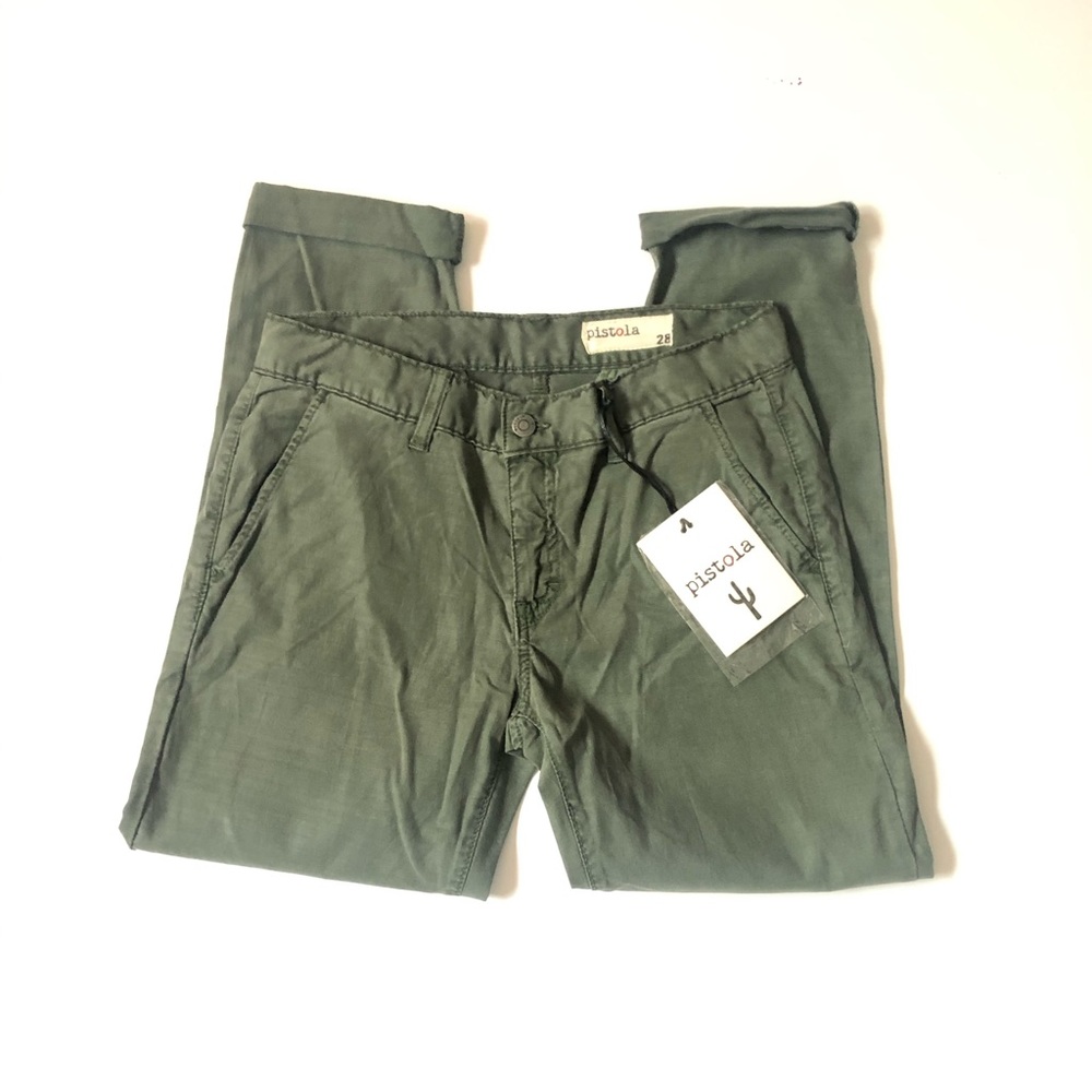 Pistola women’s command green casual pants